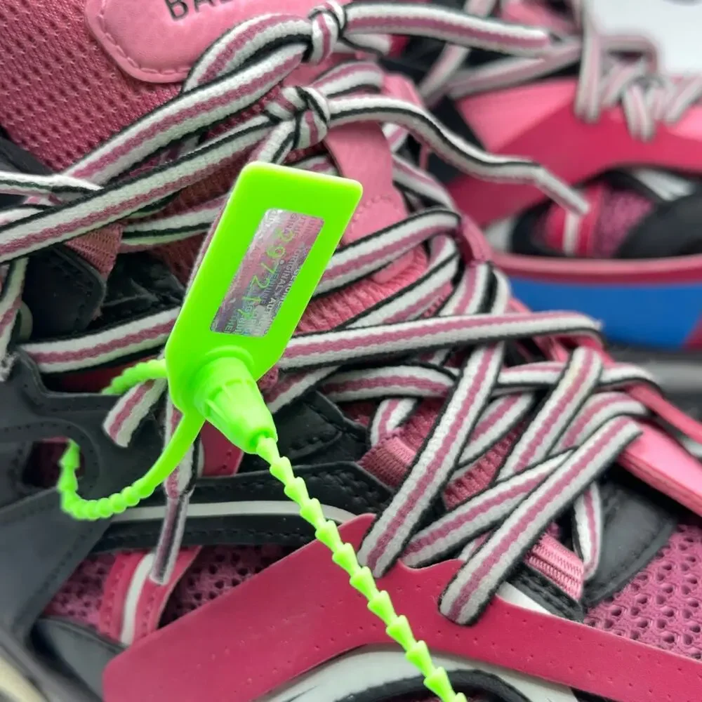 BALENCIAGA Track Runner Trainer Sneakers Pink Blue Sz 42 $958
